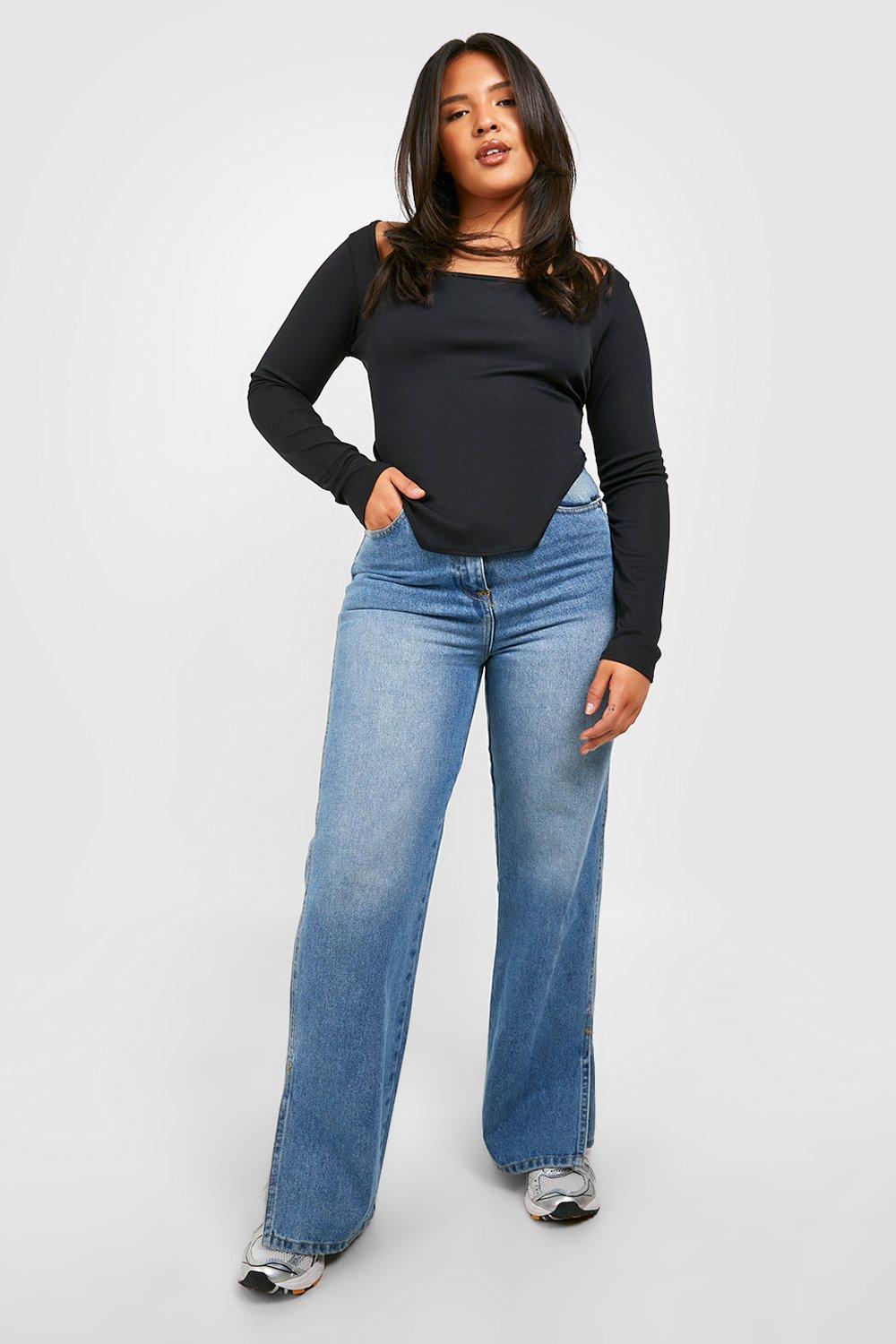 Corset jeans best sale plus size