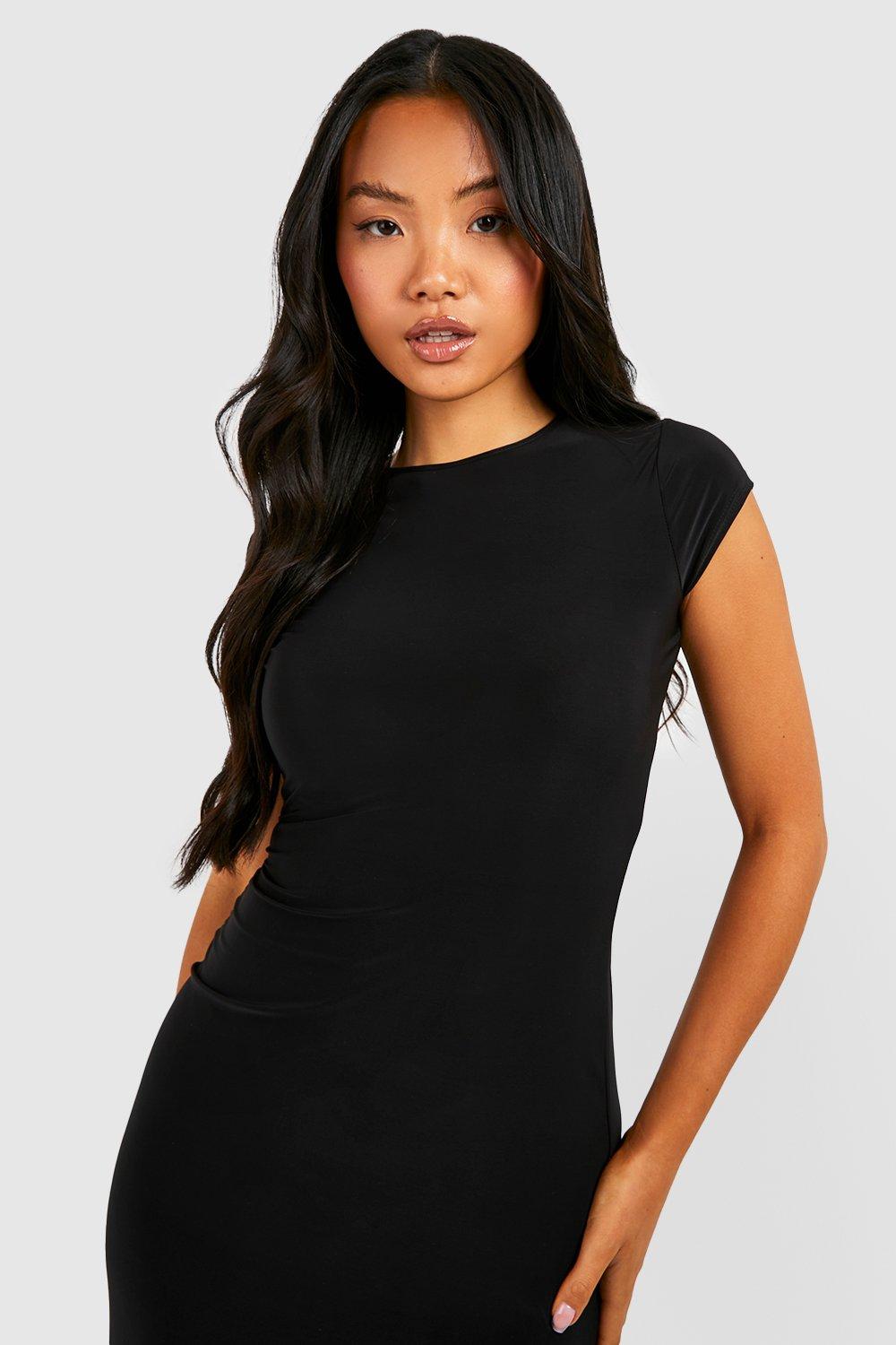 Boohoo petite cheap maxi dresses