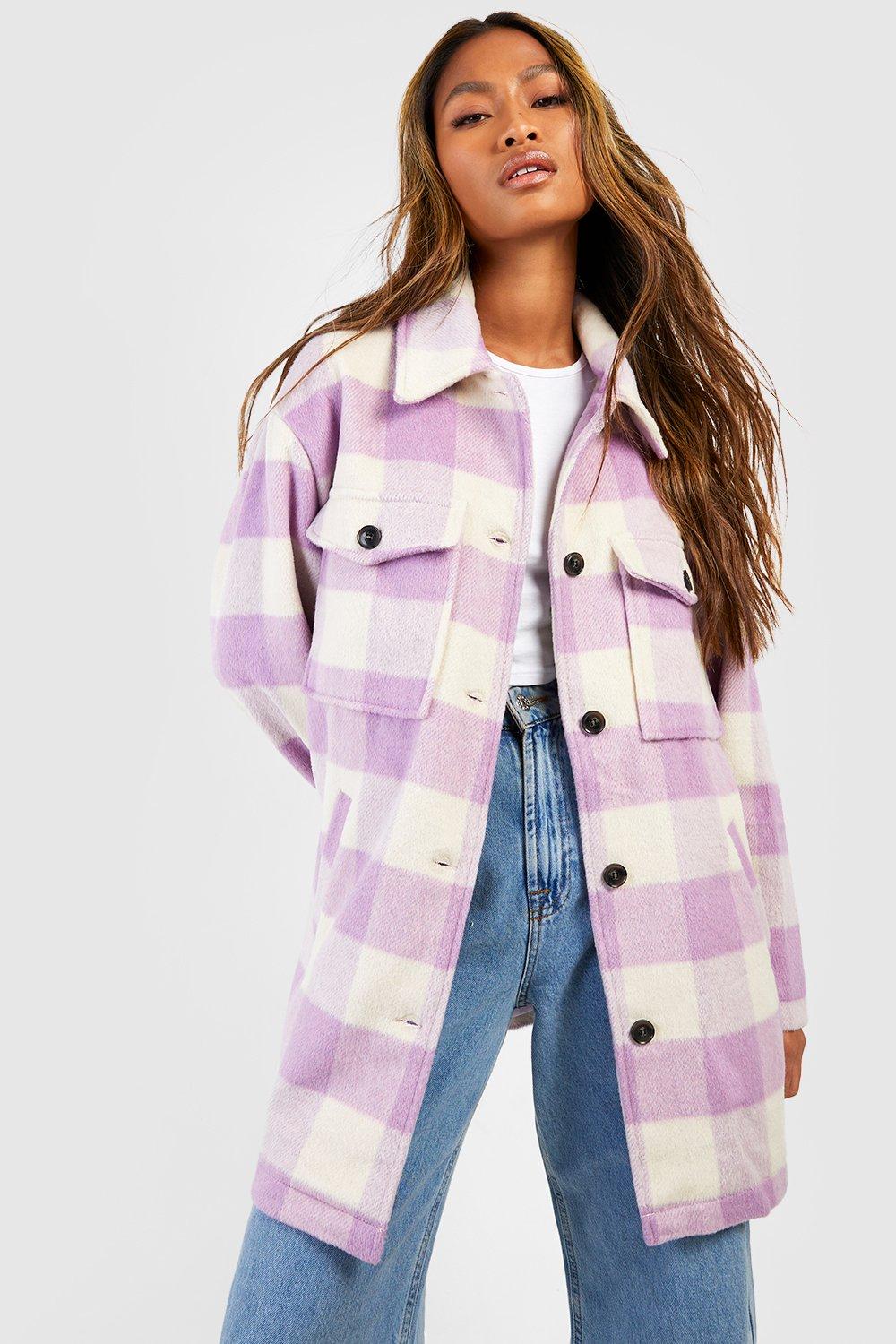 Boohoo best sale veste carreaux