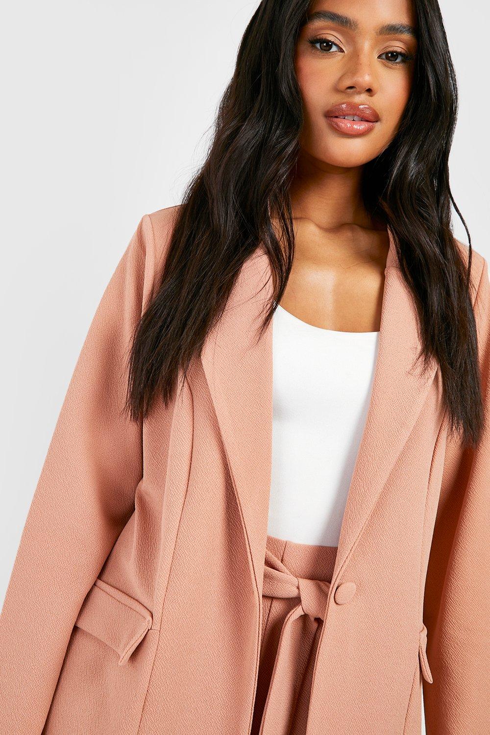 Crepe Oversized Blazer