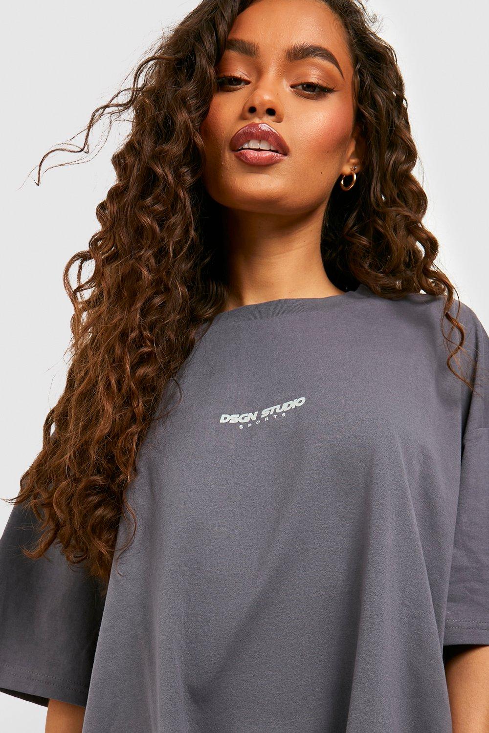 Oversized t shirt ladies best sale