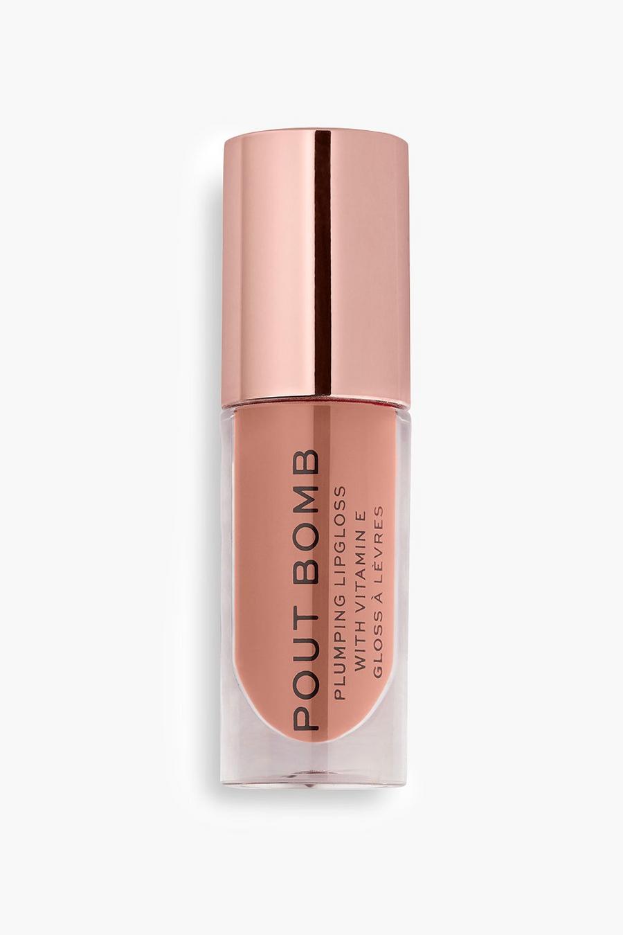 Revolution Pout Bomb Plumping Gloss, Candy image number 1