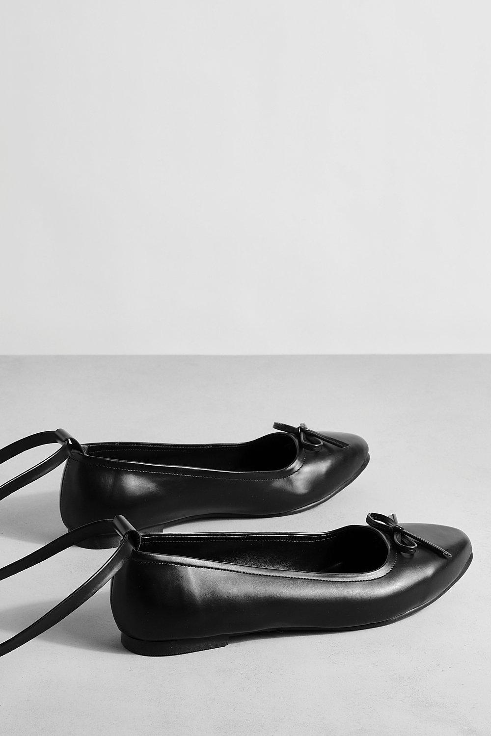 Tie leg ballet flats store