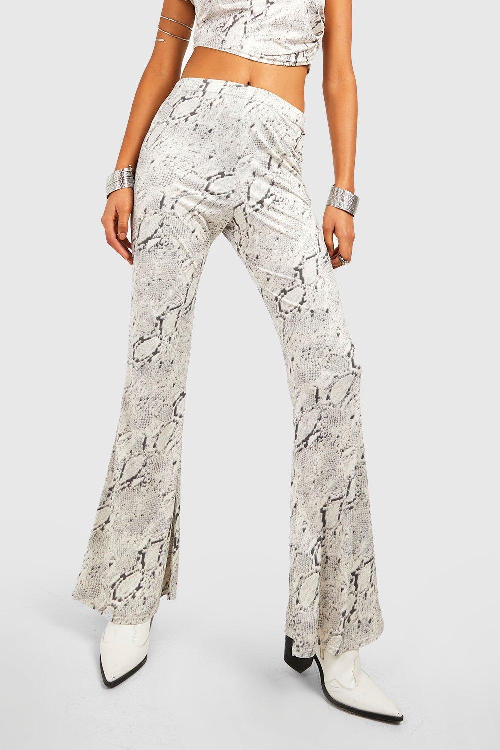 Snake best sale flare trousers