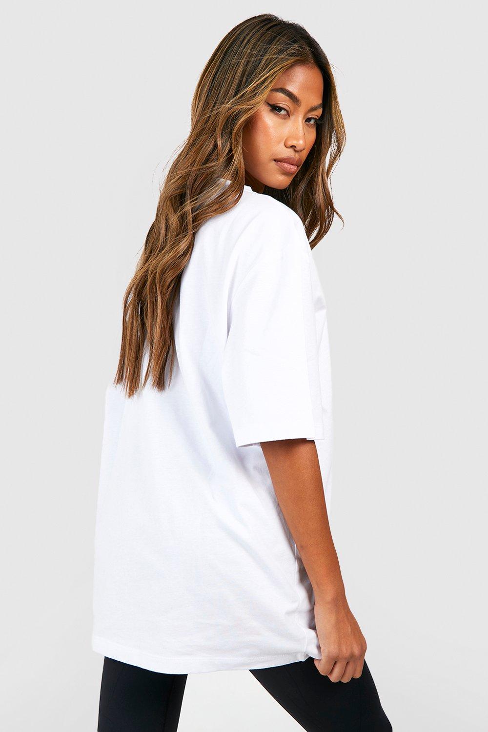 boohoo Dsgn Studio Sports Gym T-Shirt - White - Size L