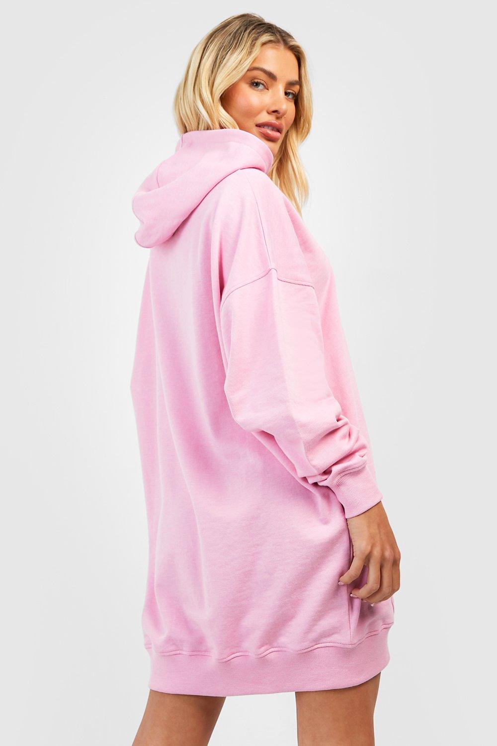 Super Oversized Hoody Sweat Dress boohoo UK