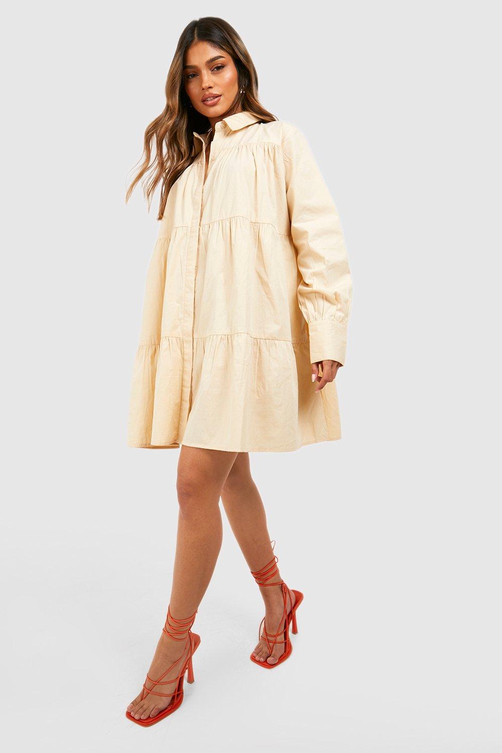 Poplin deals shirt dress