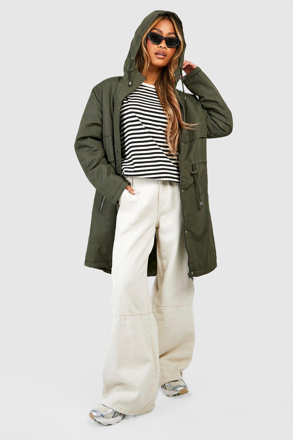 Green padded parka on sale coat