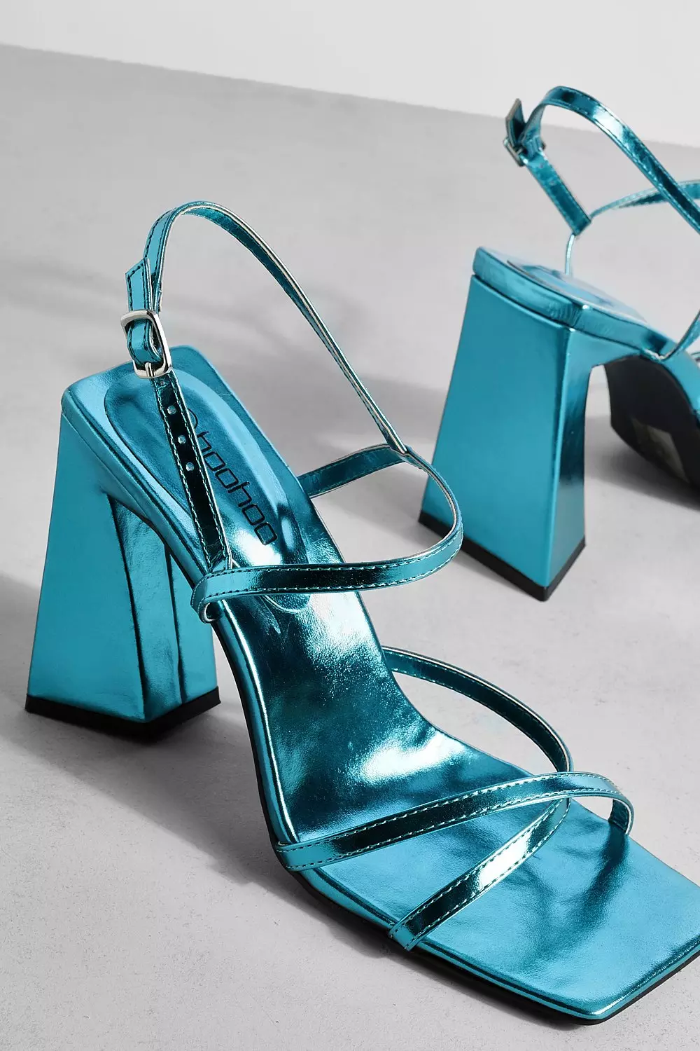 Teal high hot sale heel sandals