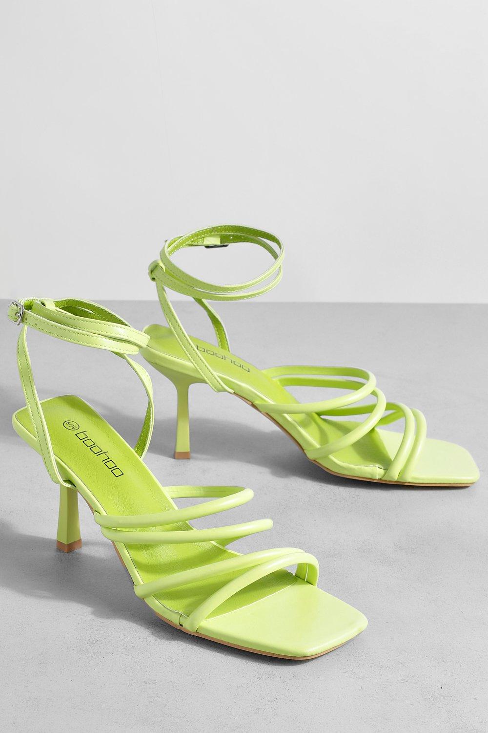 Boohoo strappy outlet heels