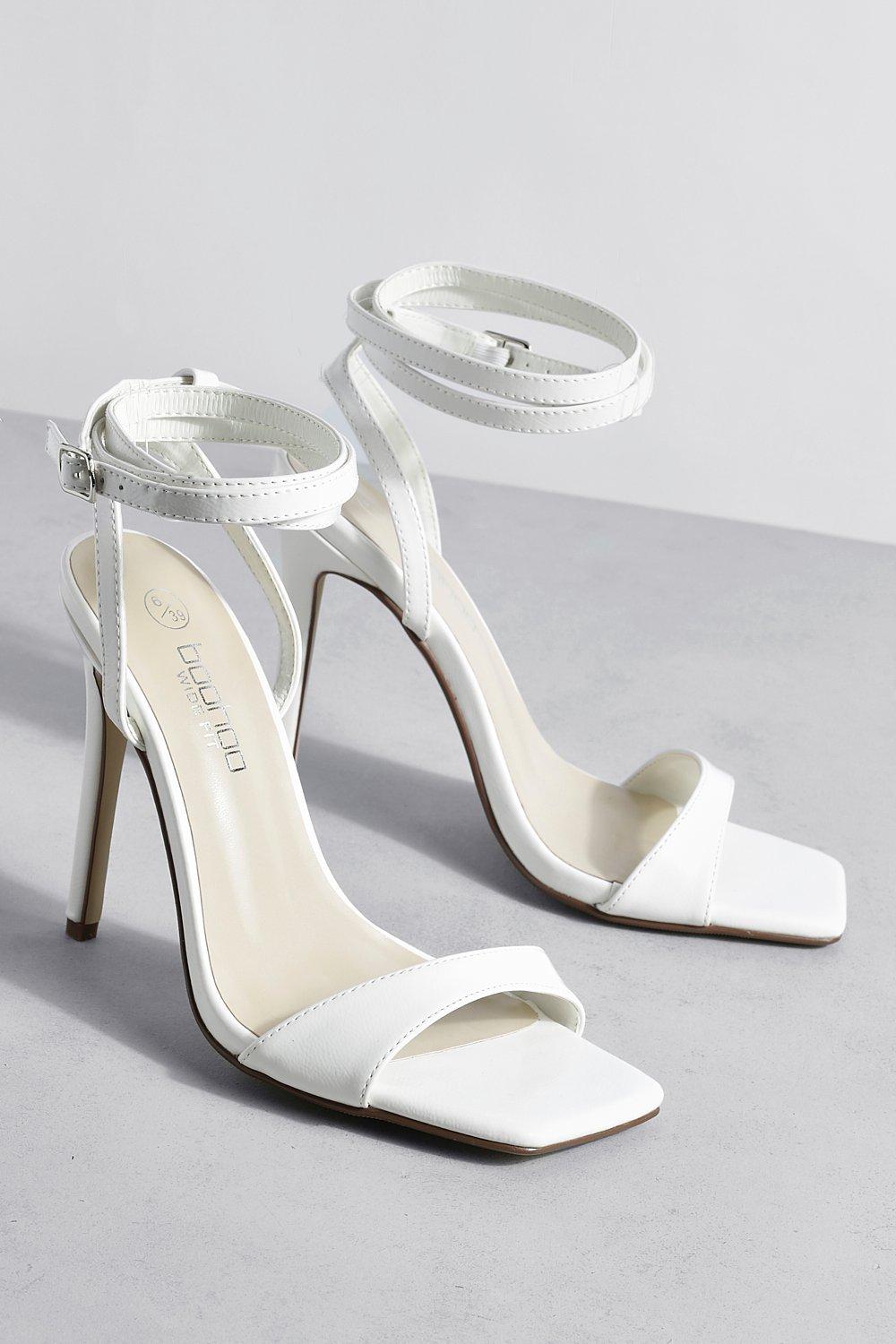 Wide fit best sale white stilettos