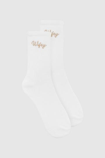 Wifey Socks white