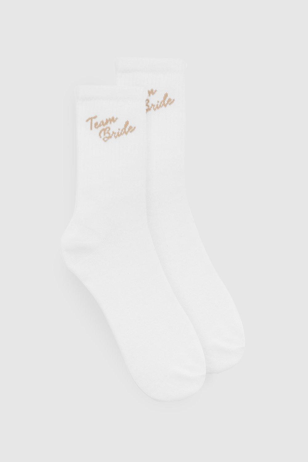 Chaussettes à slogan Team Bride