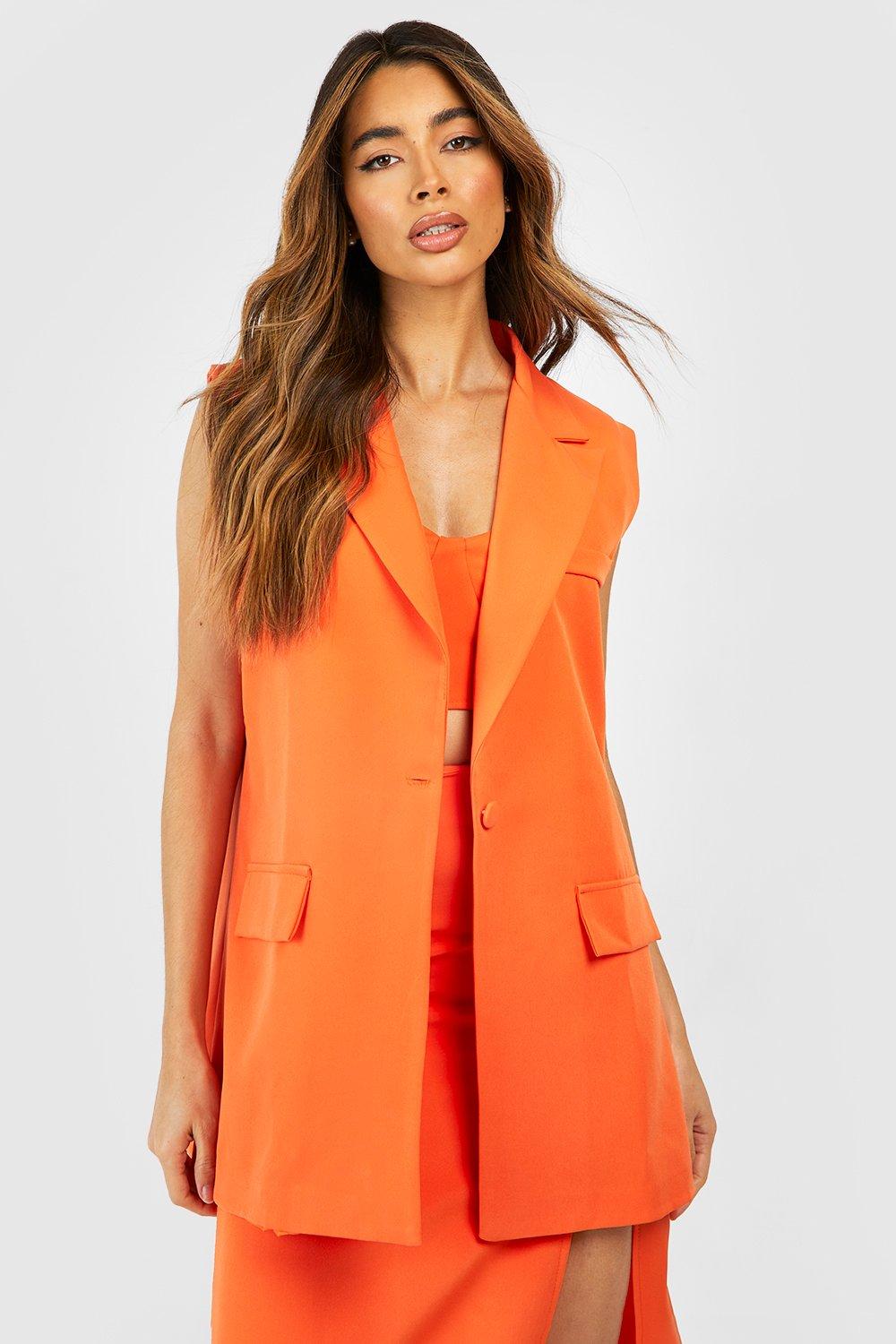 Tailleur orange discount