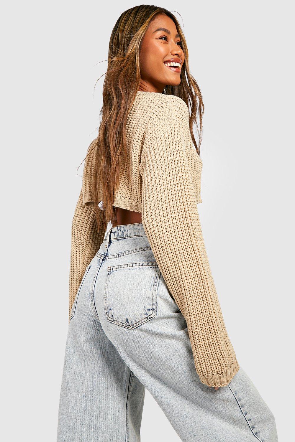 Boohoo sale cropped jumper