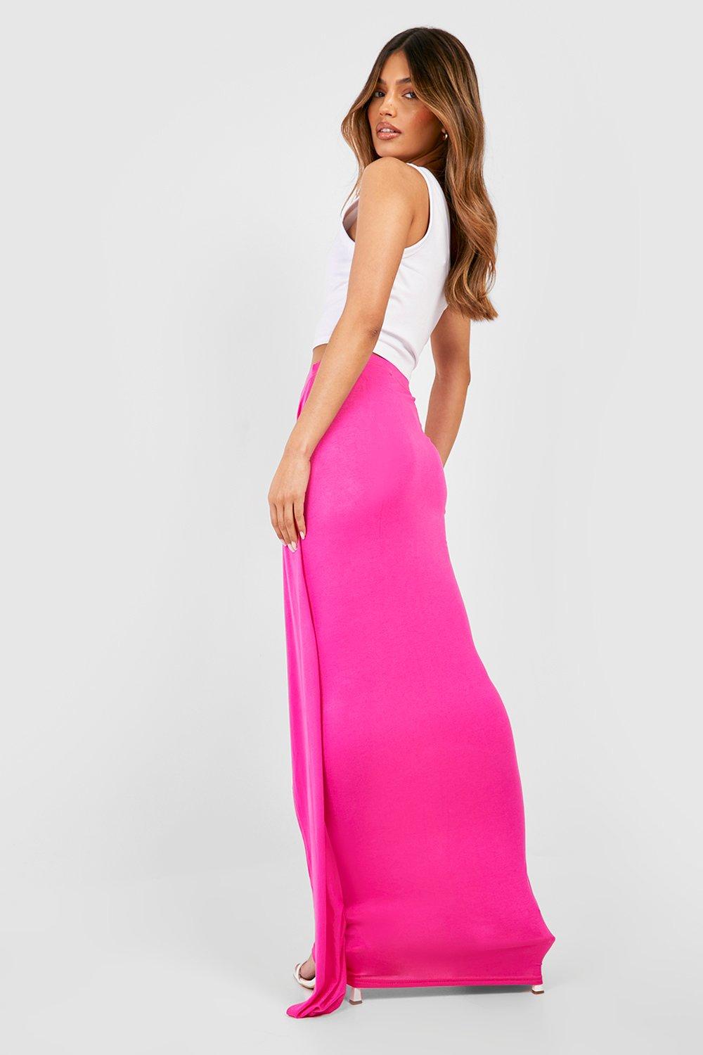 Maxi wrap outlet skirt boohoo