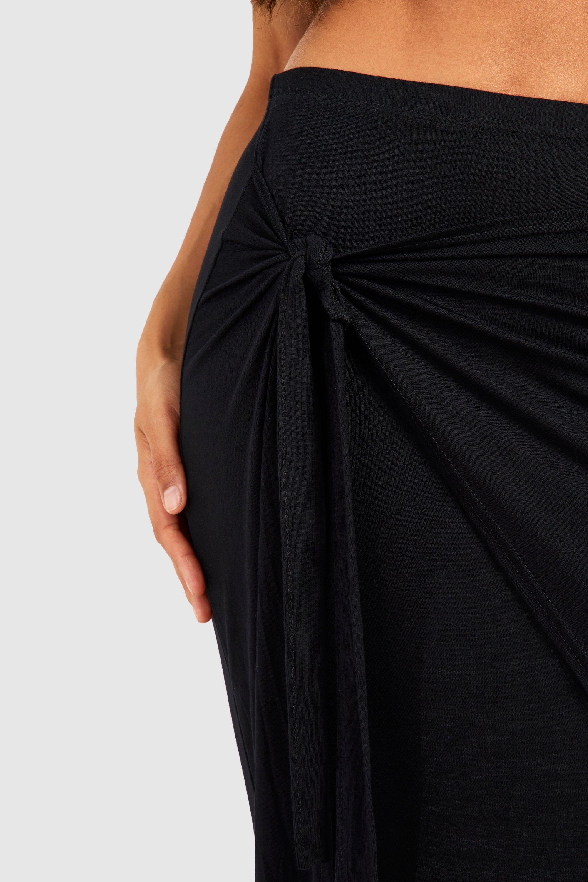 Jersey Wrap Midaxi Skirt boohoo IE