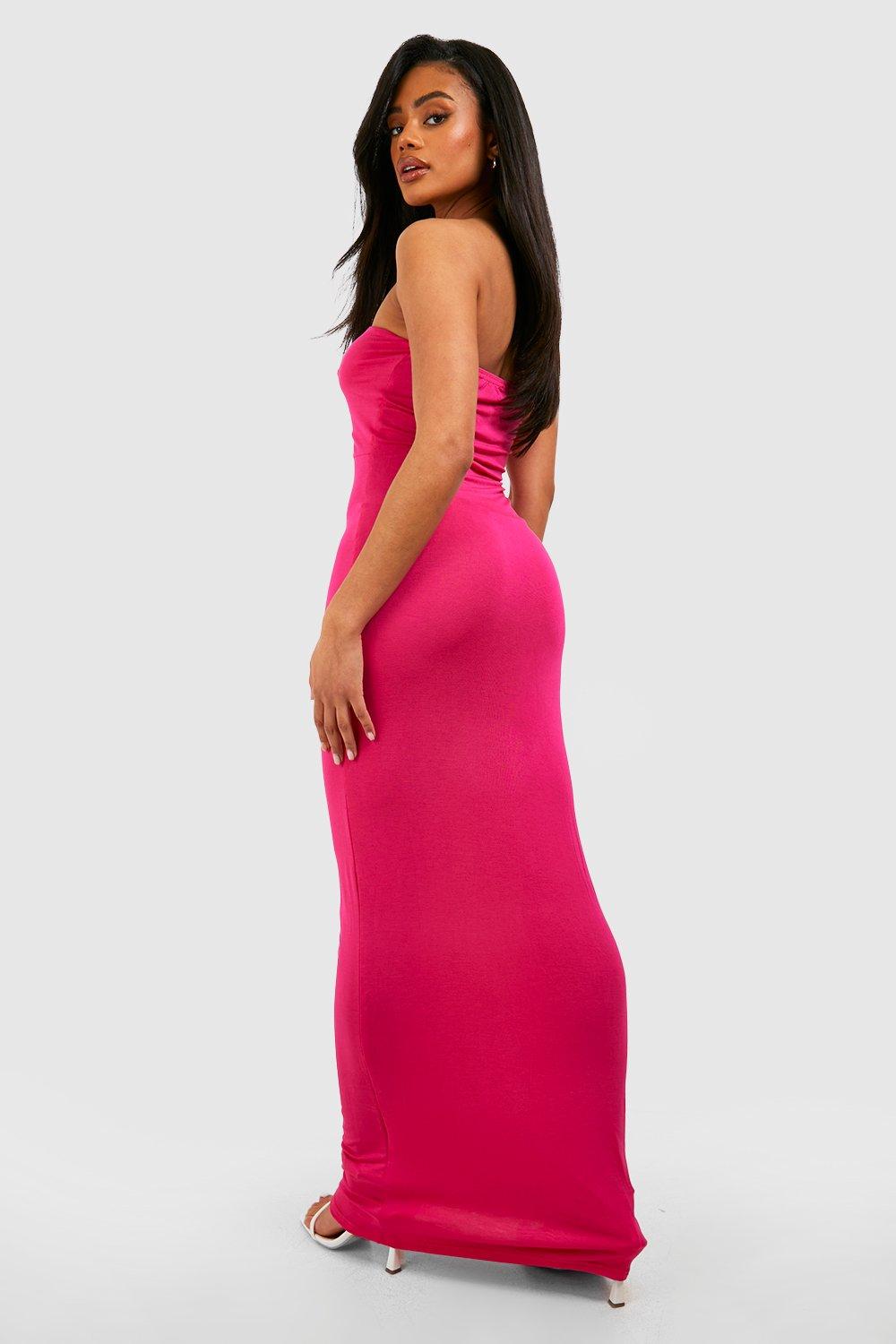 Own the night hot sale strapless maxi dress