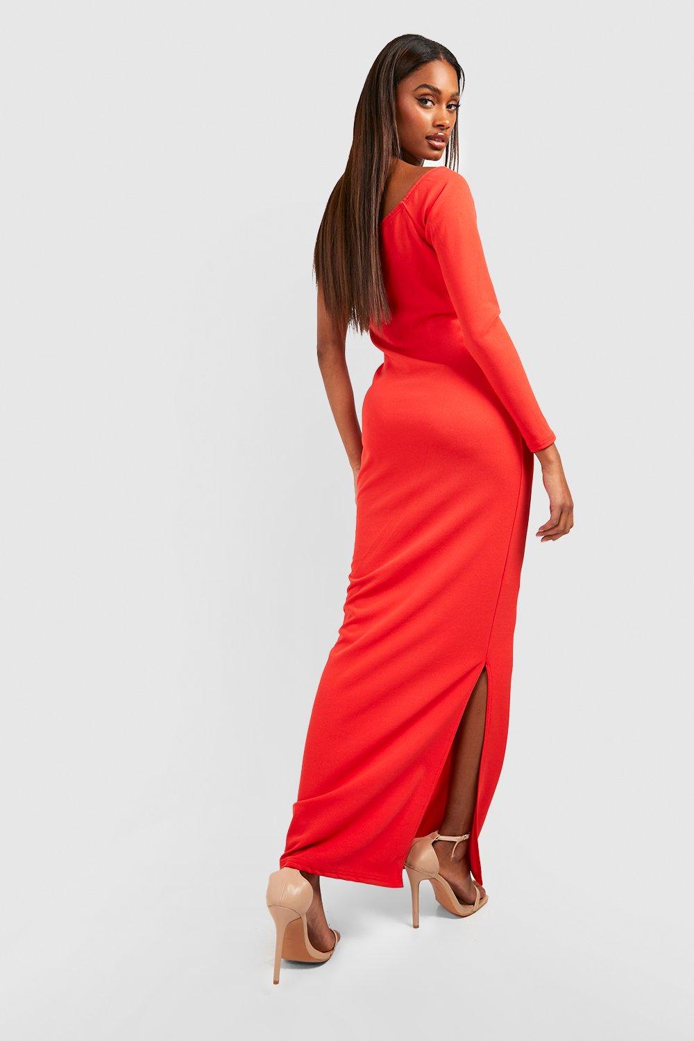 Maxi jurk met online split