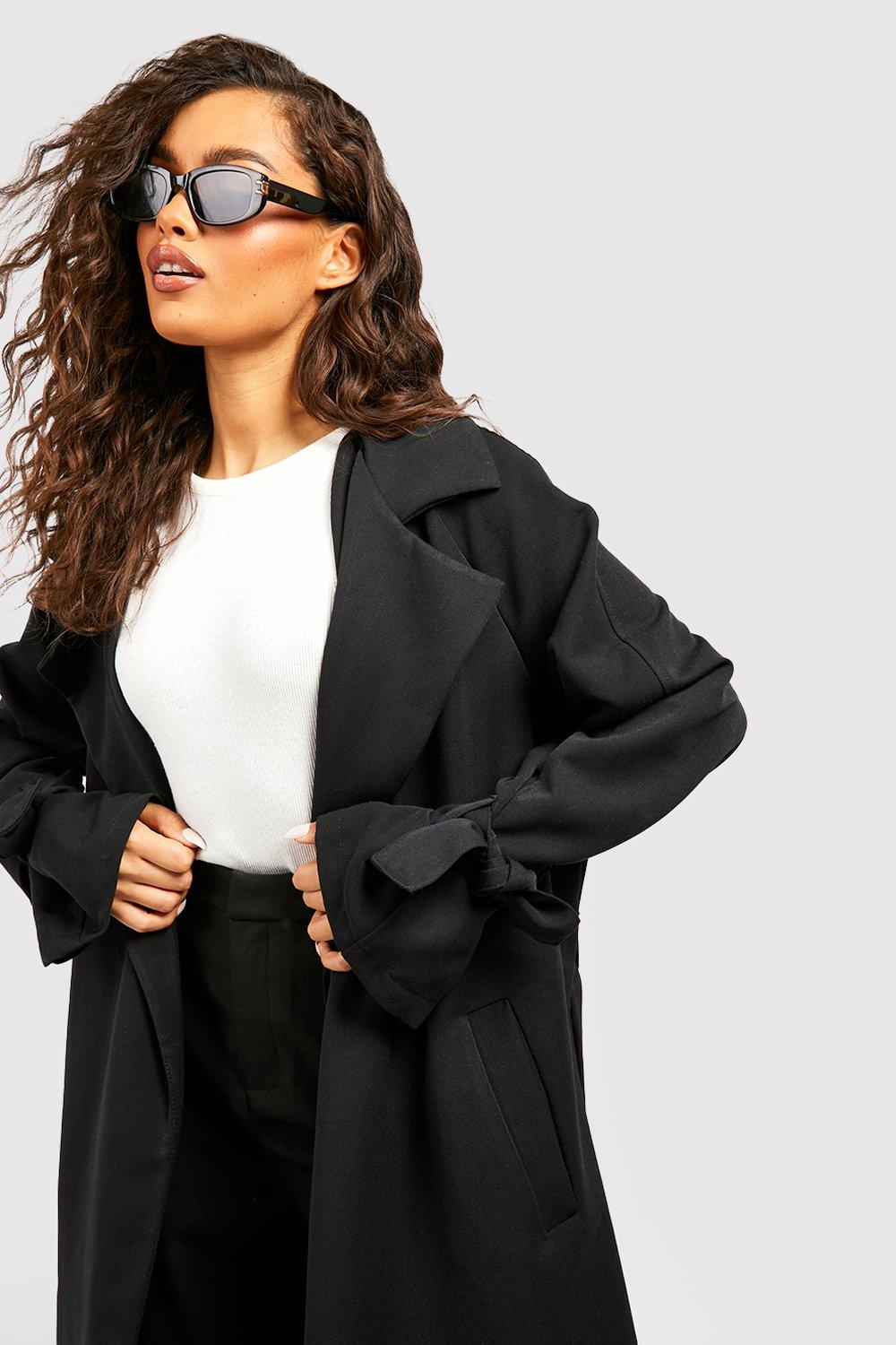 Black Coat Women Boohoo | proyectosarquitectonicos.ua.es