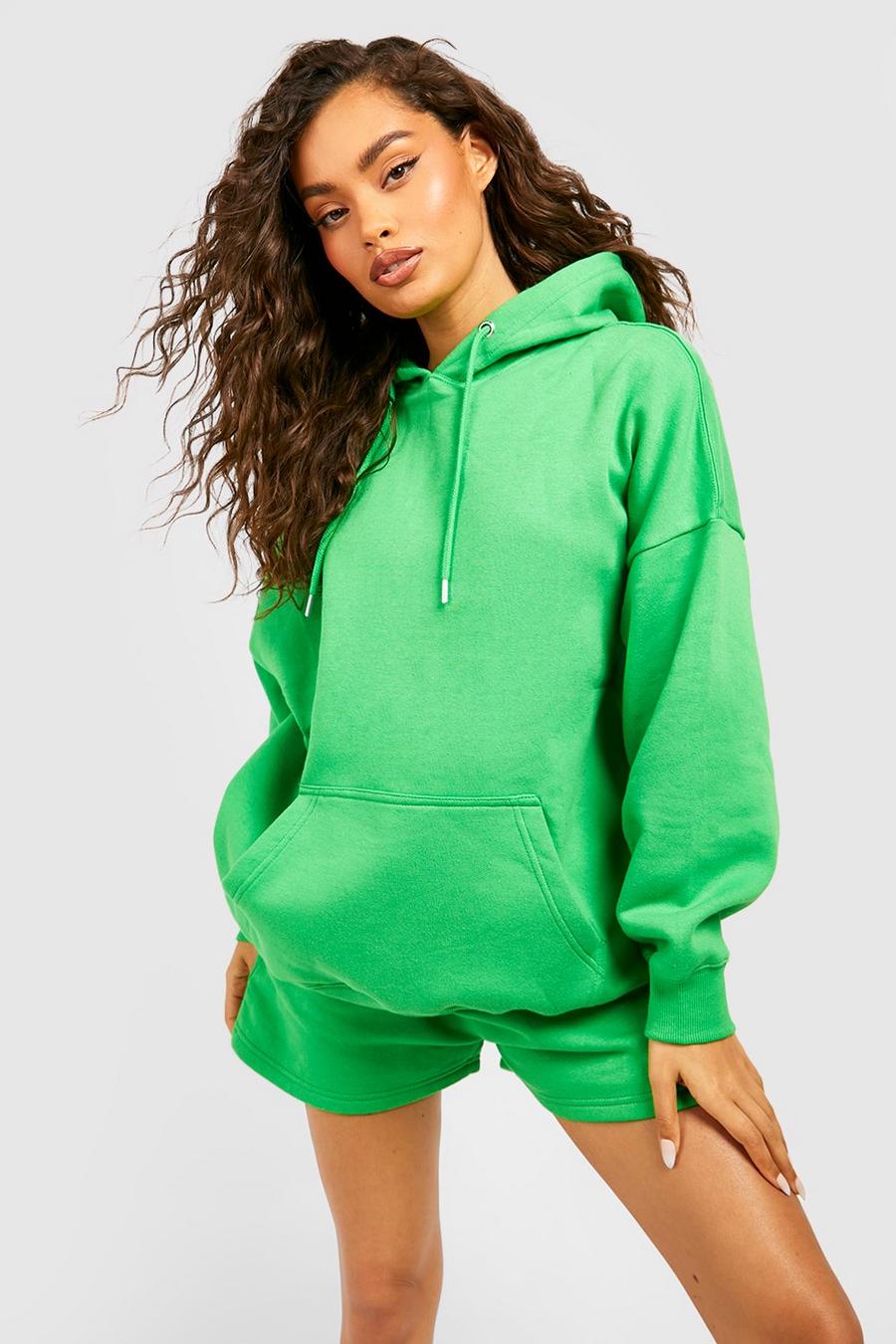 Green Oversized Hoodie image number 1