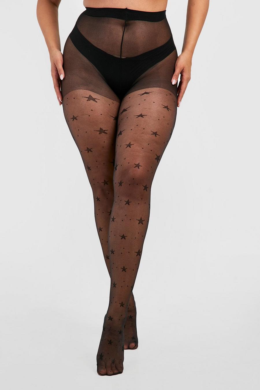 Plus size 20 denier tights with Lycra stretch – The Big Bloomers Company