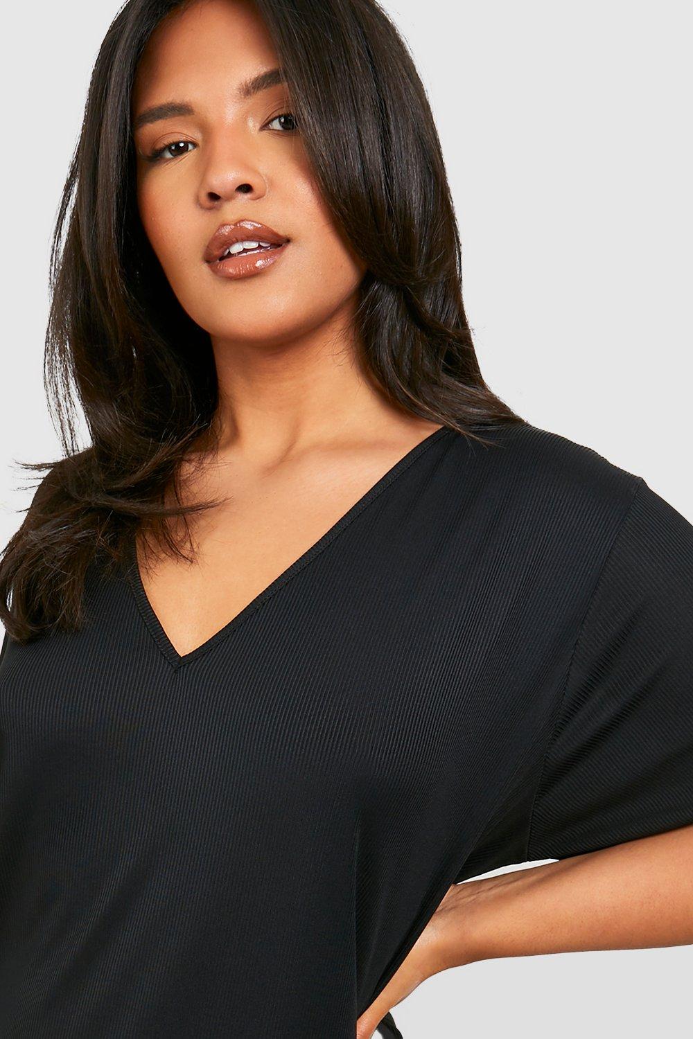 boohoo v neck