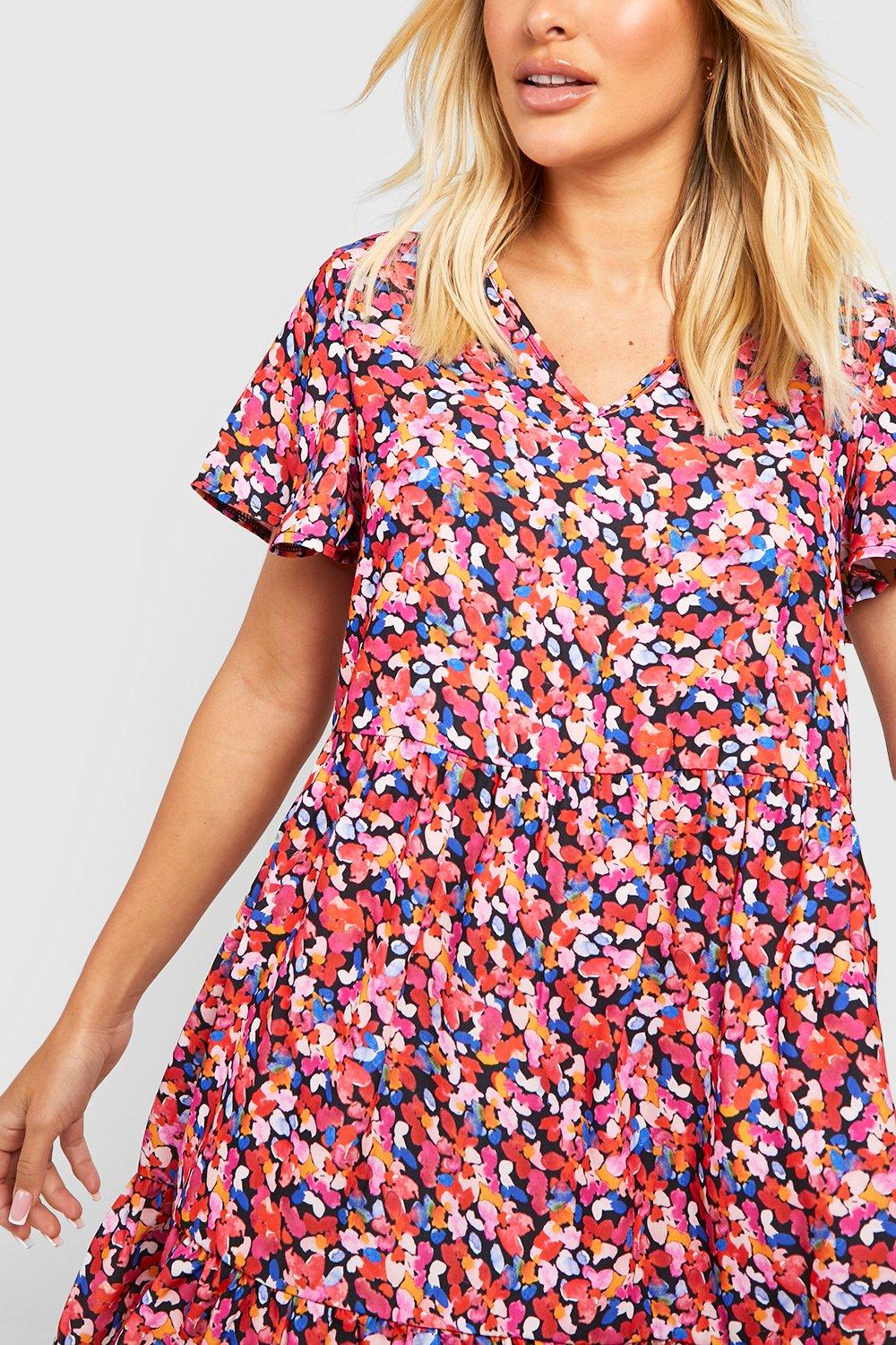 Boohoo ditsy floral outlet dress