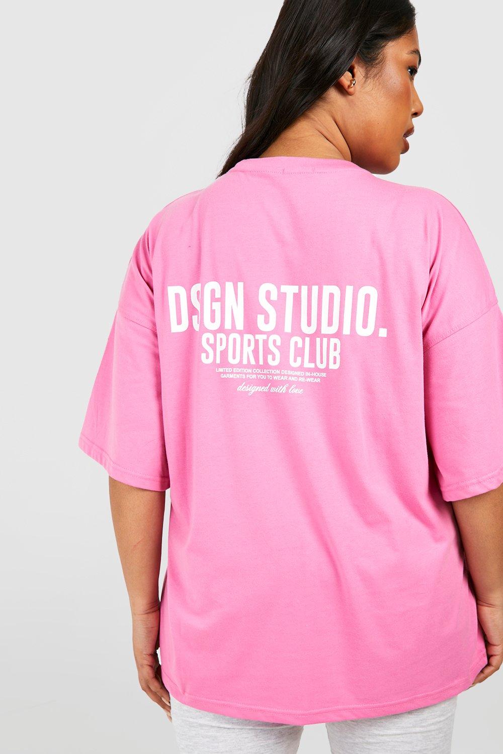 neon pink oversized t shirt