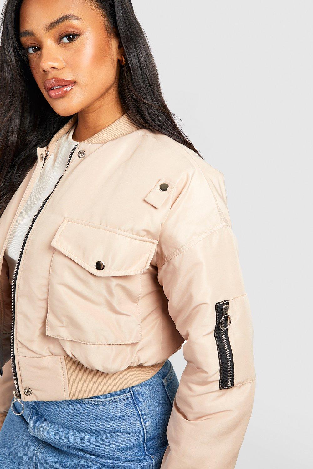 Utility bomber jacket on sale womens