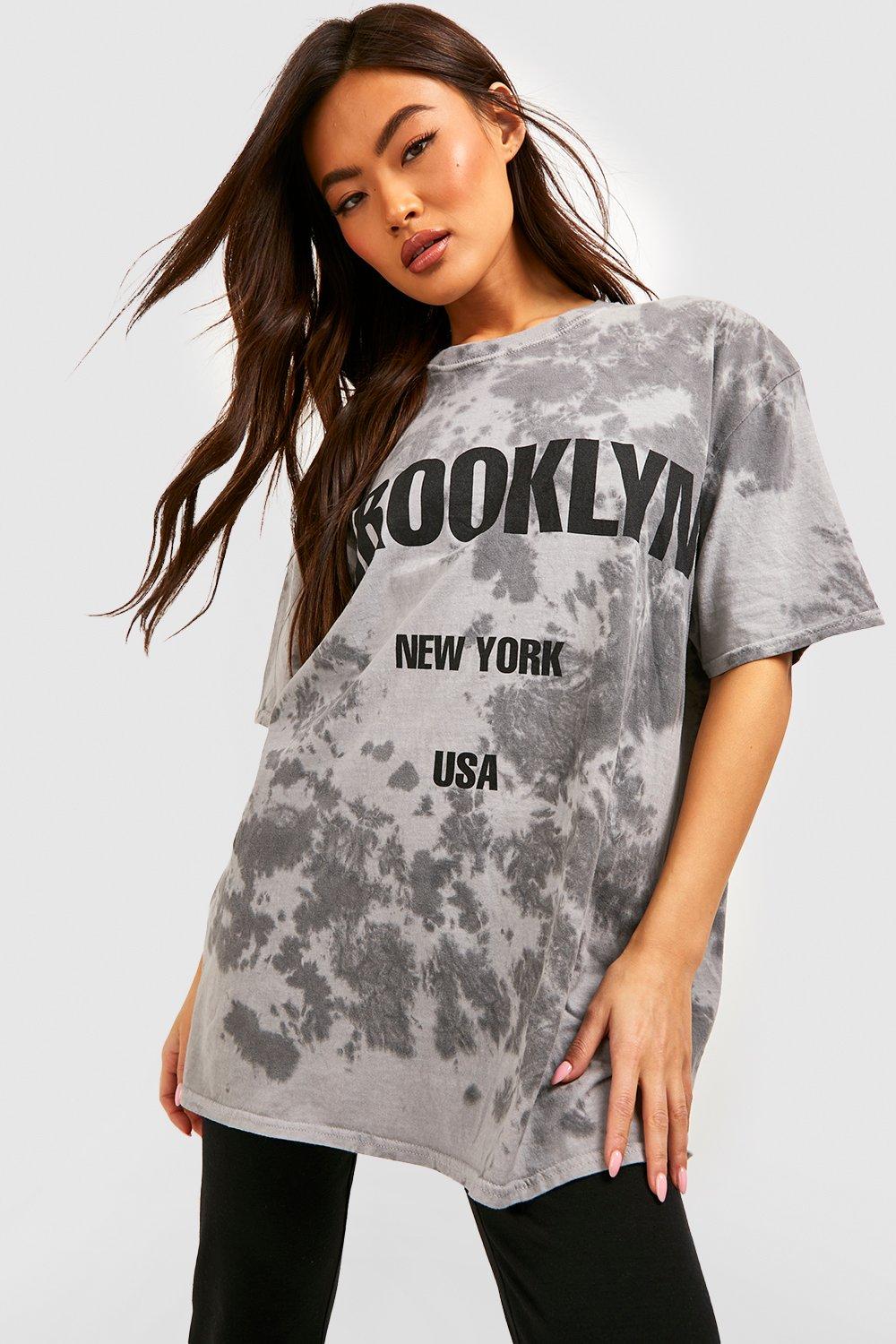 Oversized T-shirt - Dark gray/New York City - Ladies