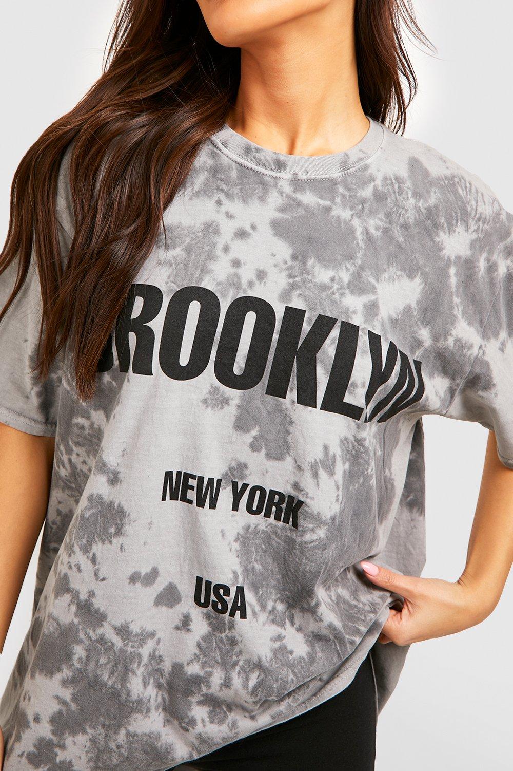 Oversized T-shirt - Dark gray/New York City - Ladies