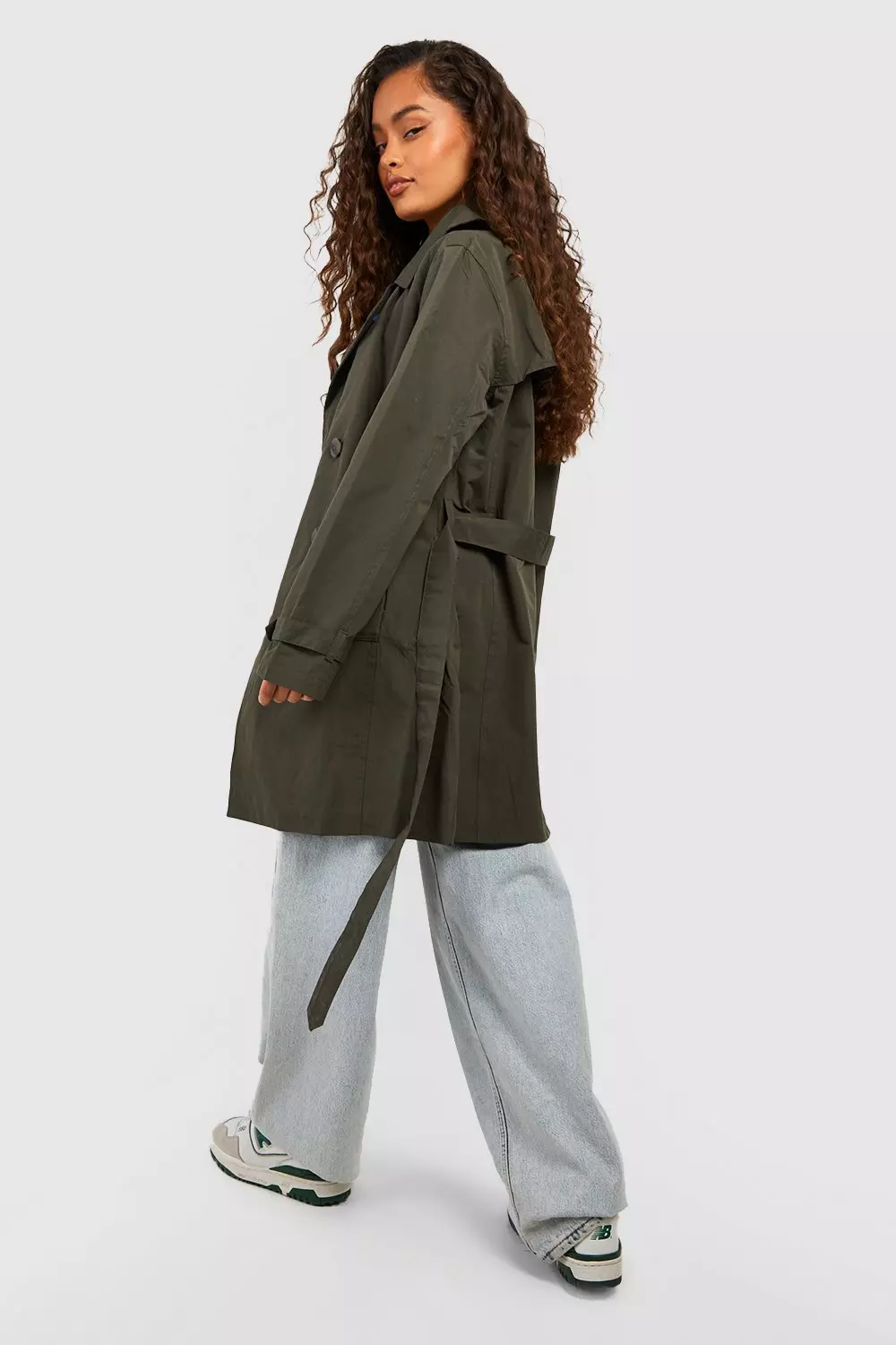 ジャケット・アウター disembysiik Belted Trench Coat JXSOPHI Trench coat | Dark Green | JJXX®