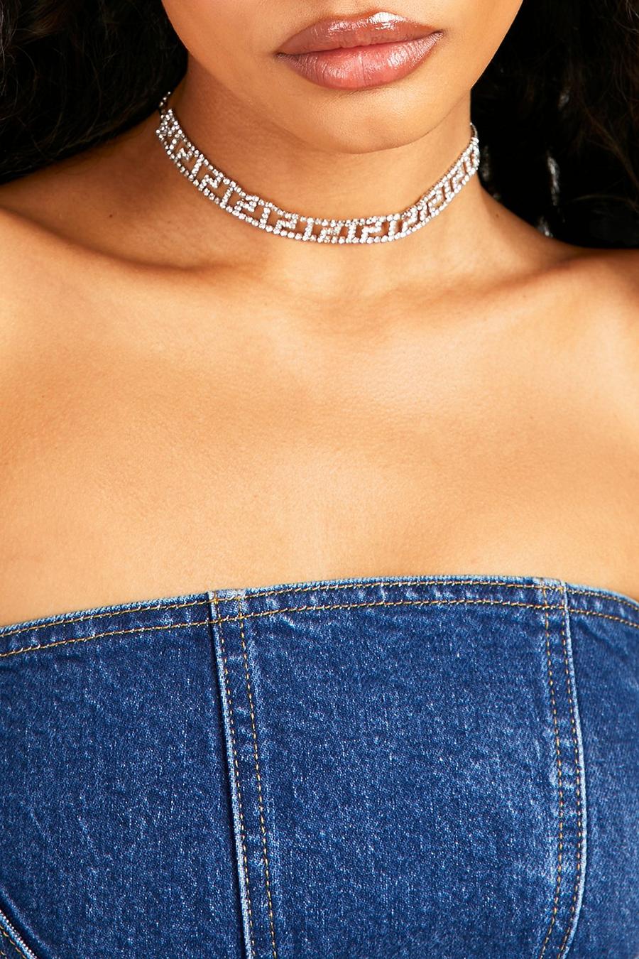 Kristall-Choker, Silver image number 1