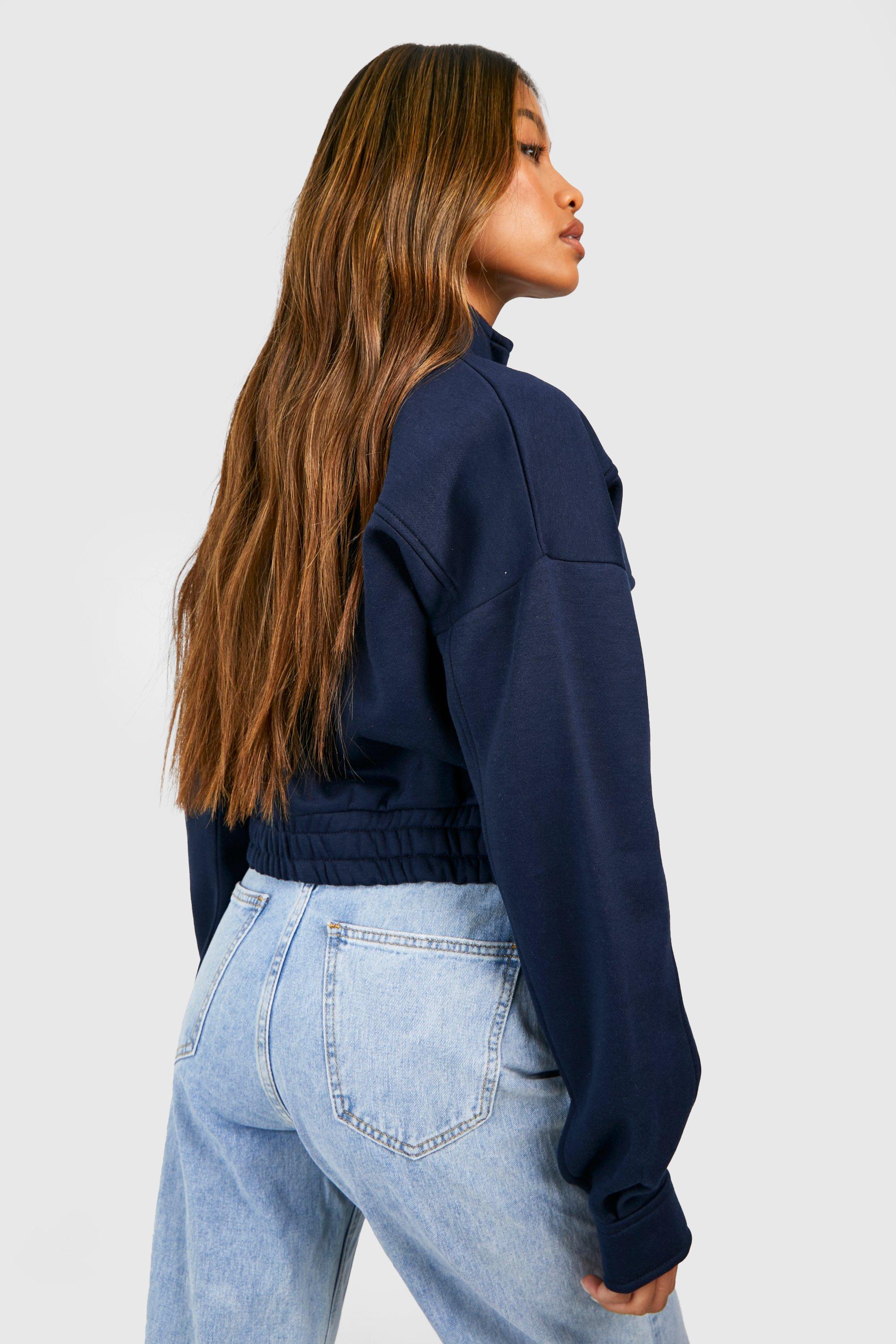 Pocket Detail Bomber Jacket | boohoo USA Pocket Detail Bomber Jacket | boohoo USA