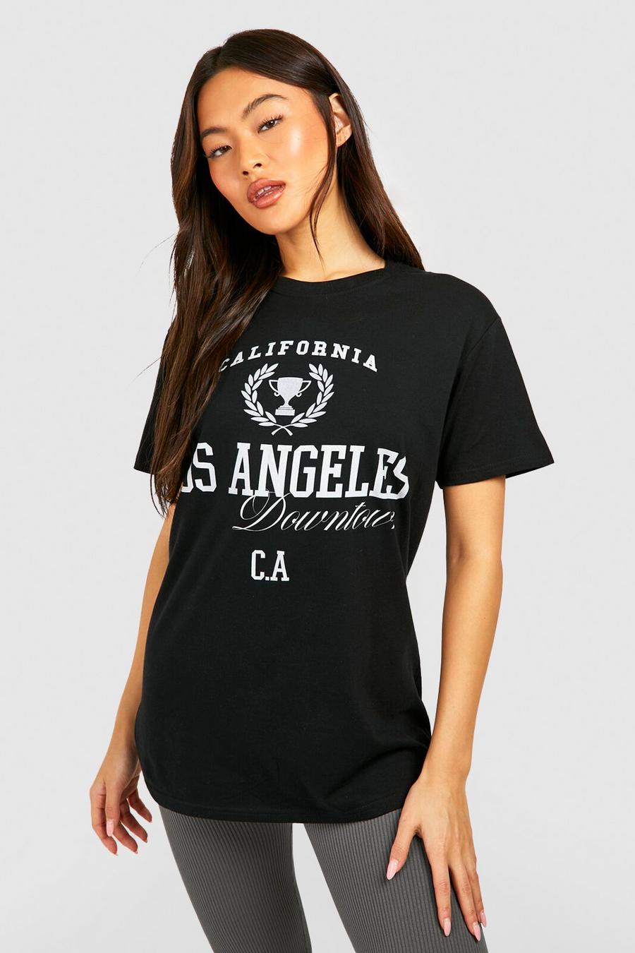 Los Angeles Print Oversized T-shirt
