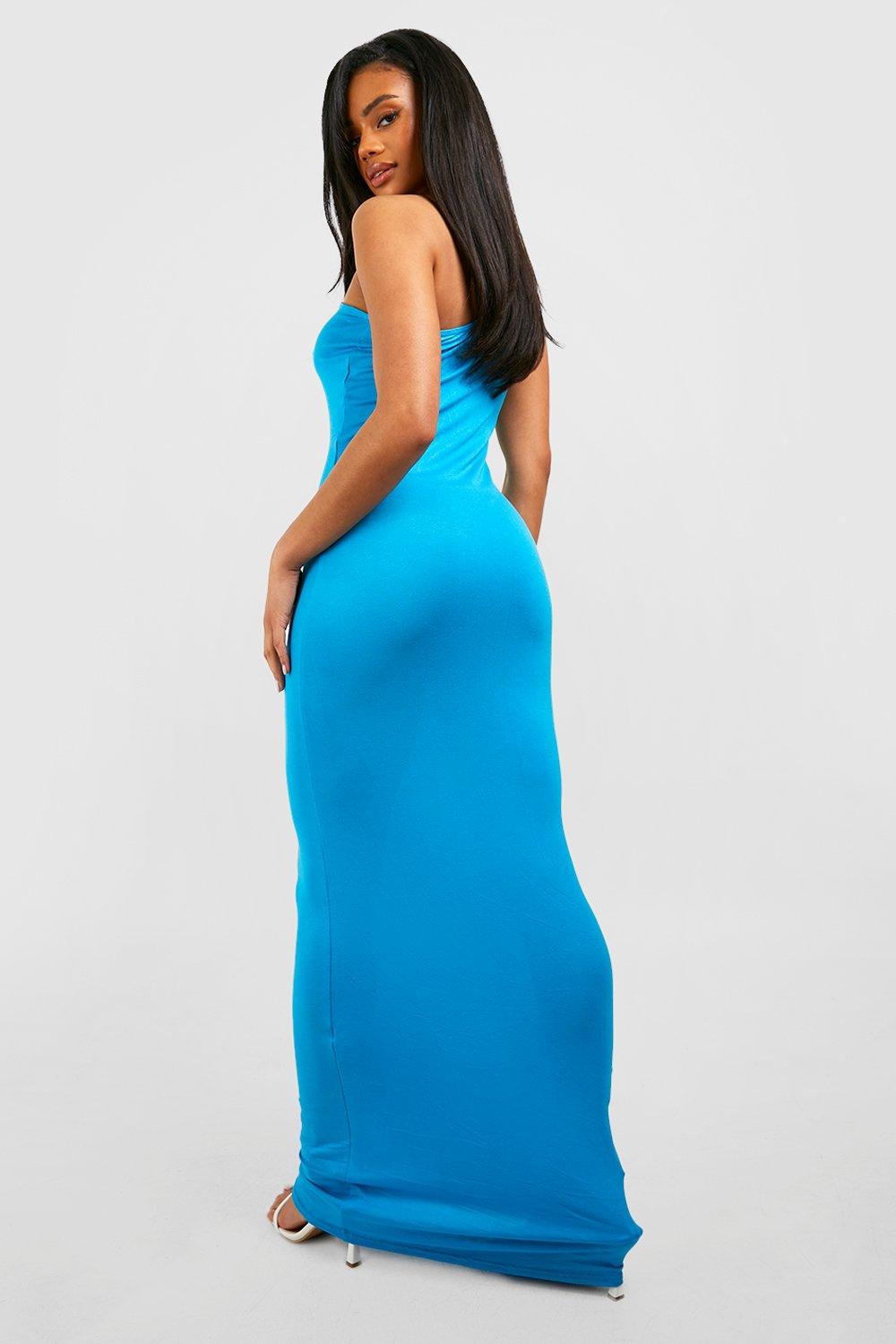 One Shoulder Maxi Dress boohoo