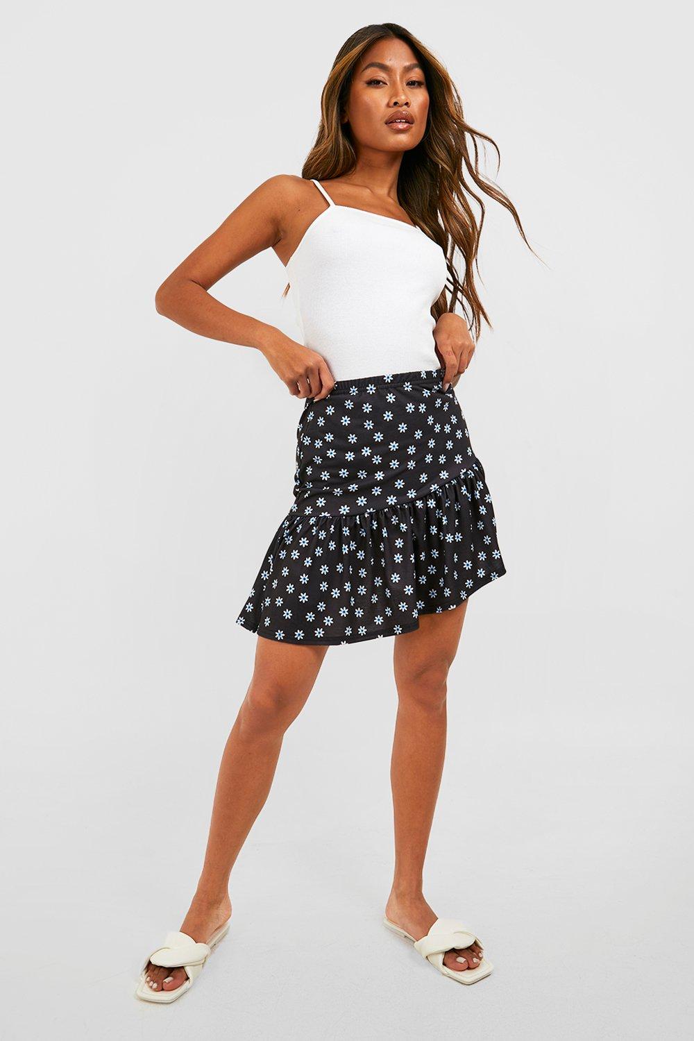 Daisy black skater clearance skirt