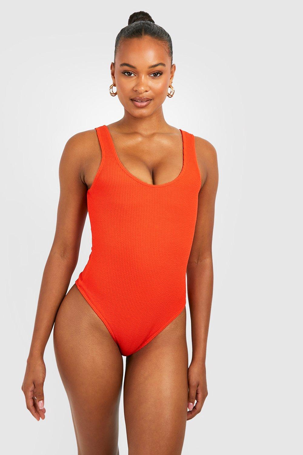 Plus Tummy Control Scoop Swimsuit