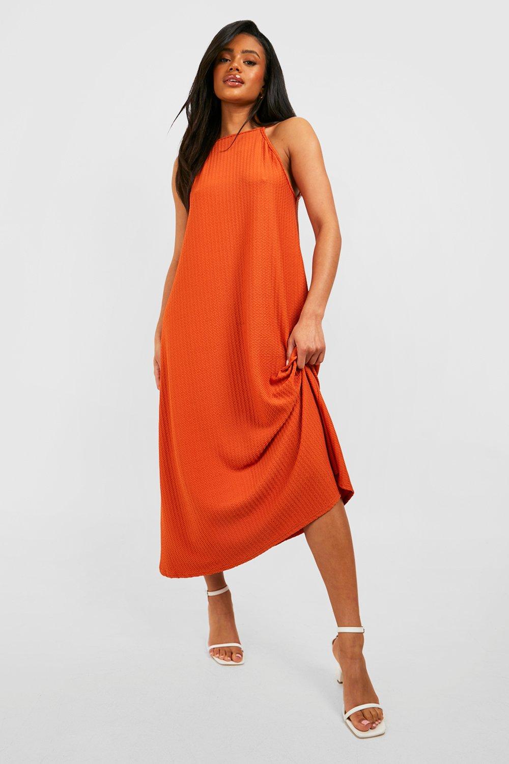 Textured Swing Sundress boohoo AU