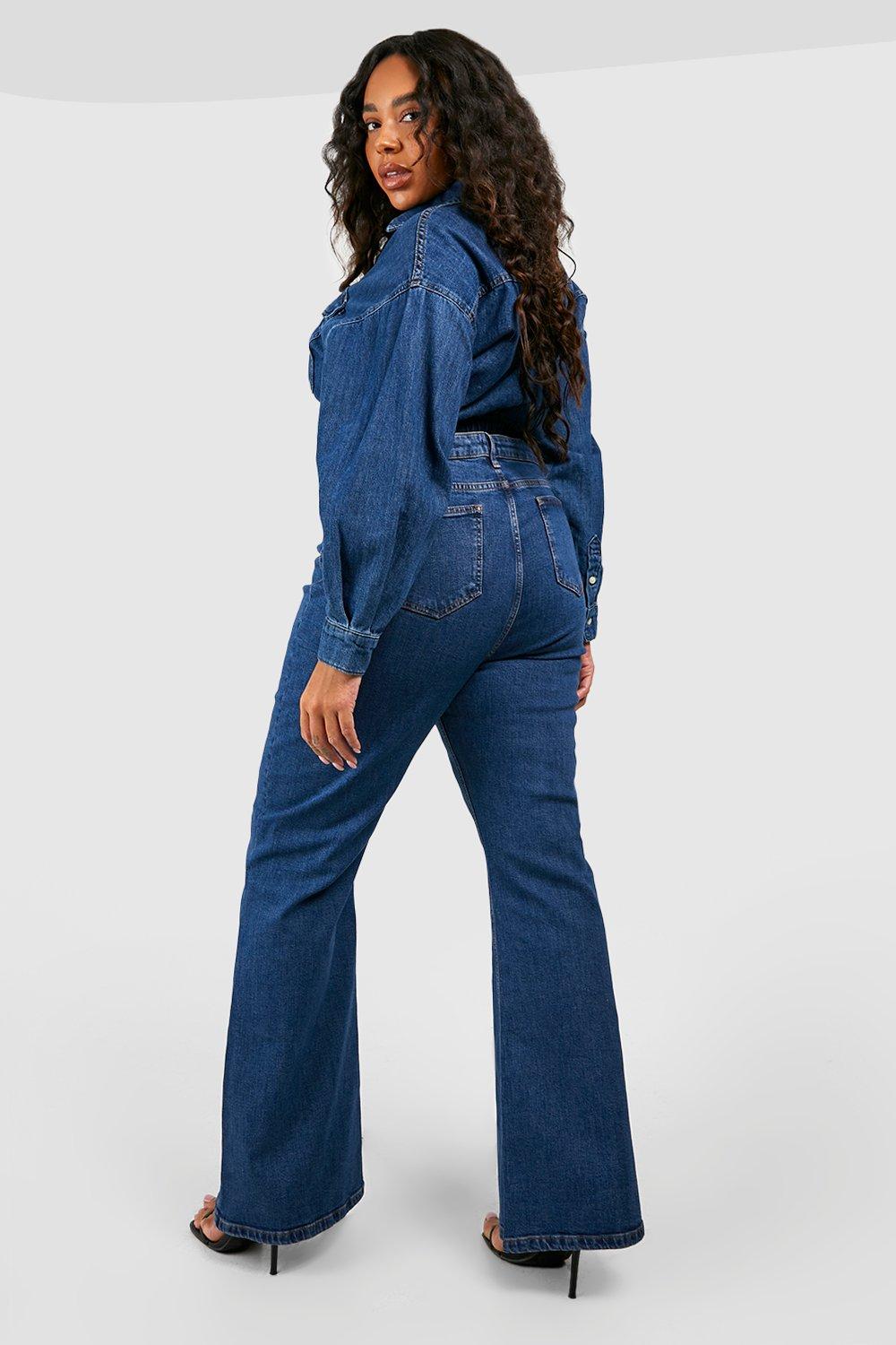 Mid Rise Jeans, Denim, Plus Size