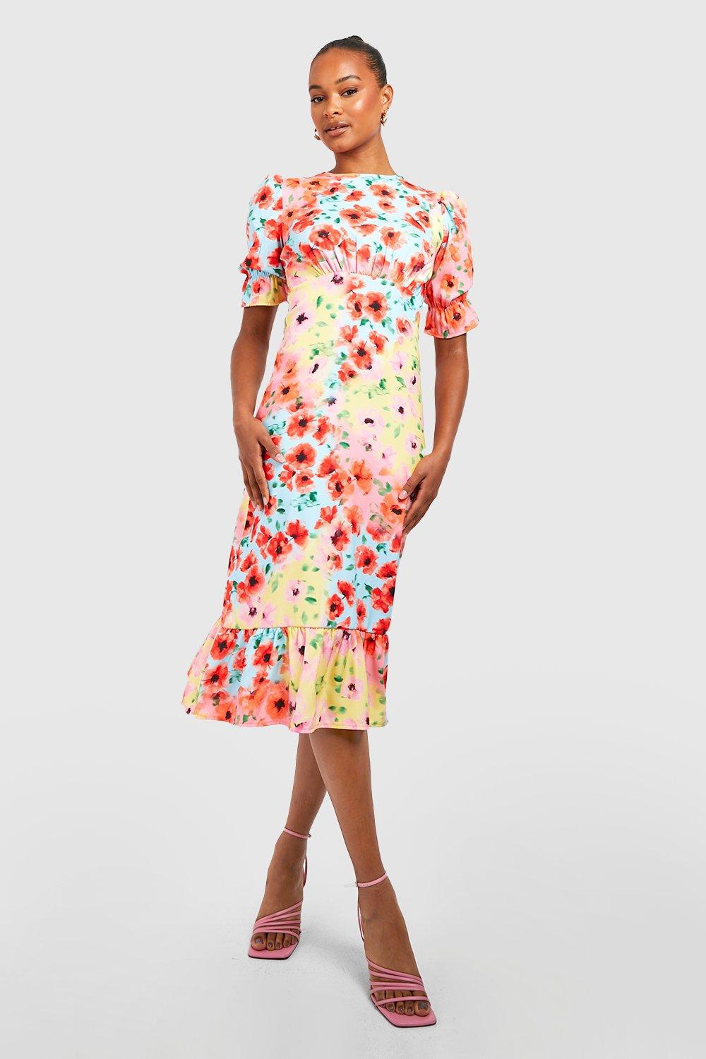 Boohoo midi shop summer dresses