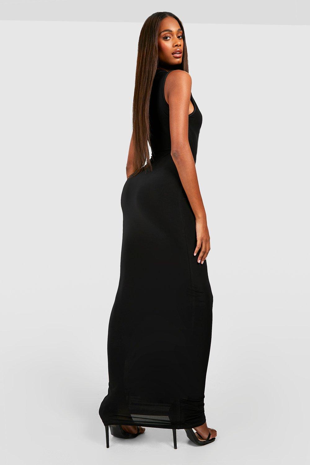 Black dress outlet boohoo