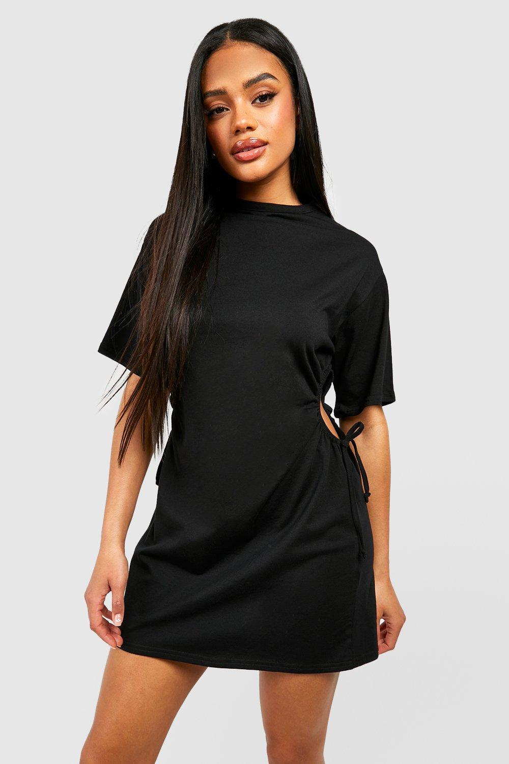 Cut out shirt dress best sale