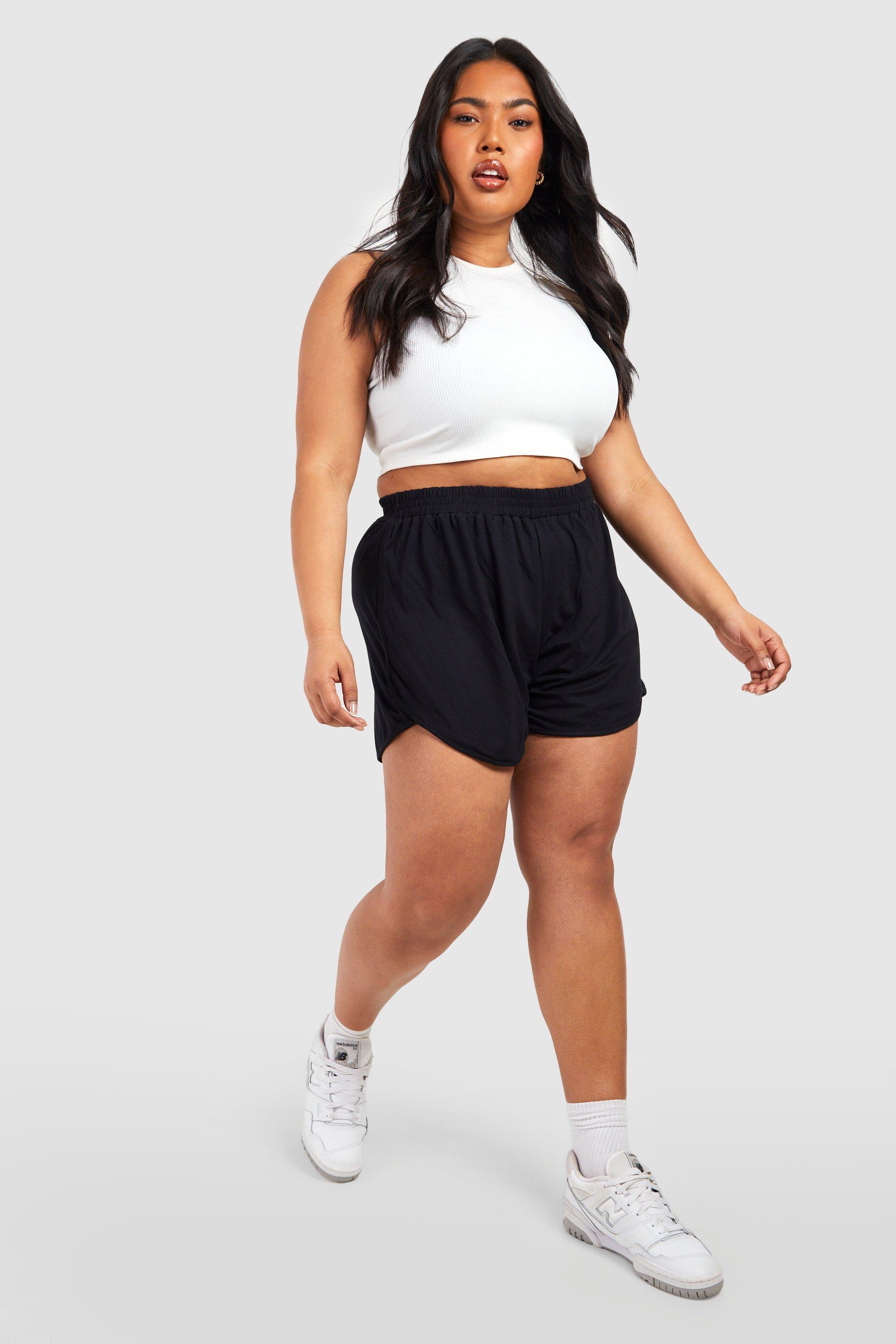 plus size running shorts