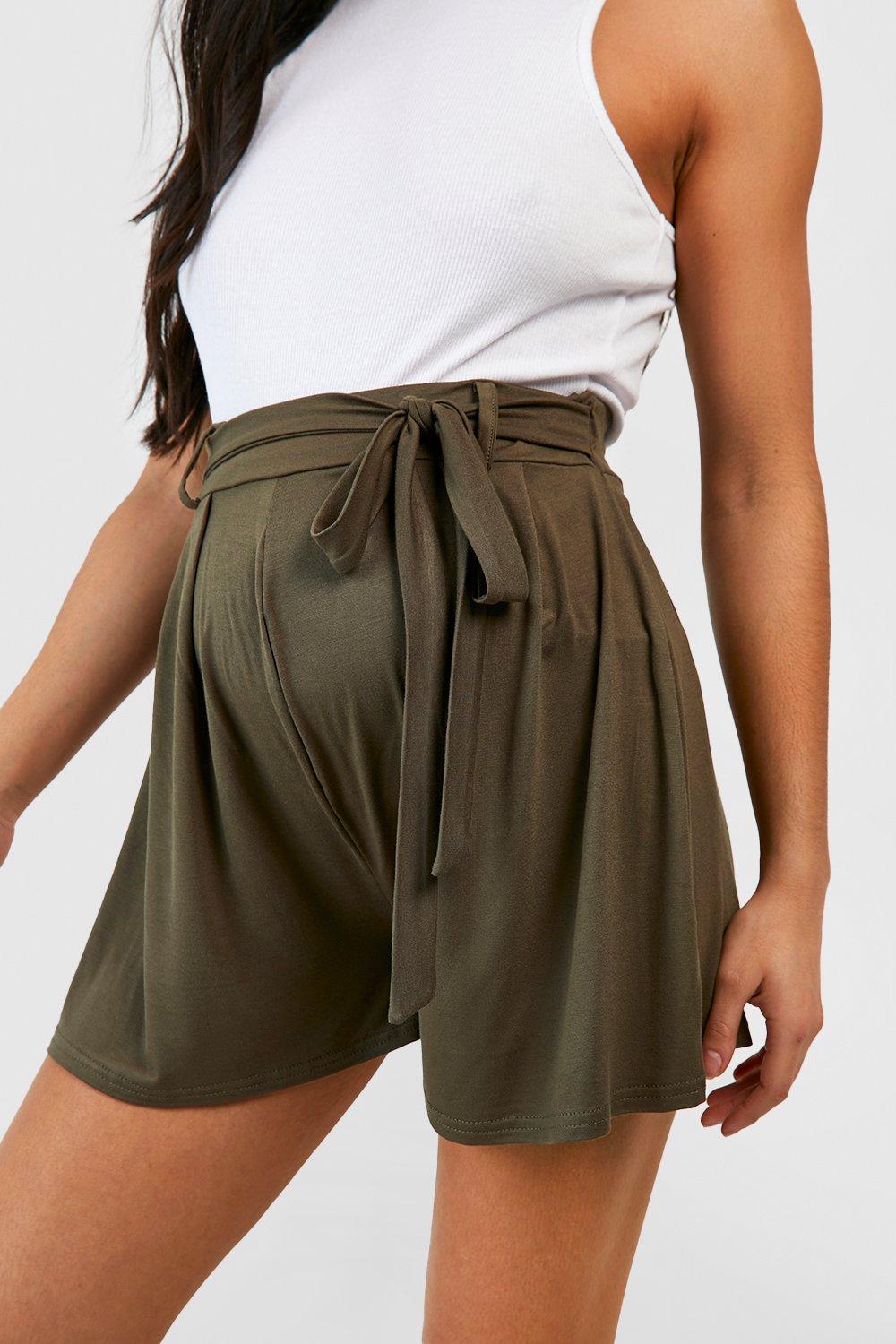 Maternity shorts clearance boohoo