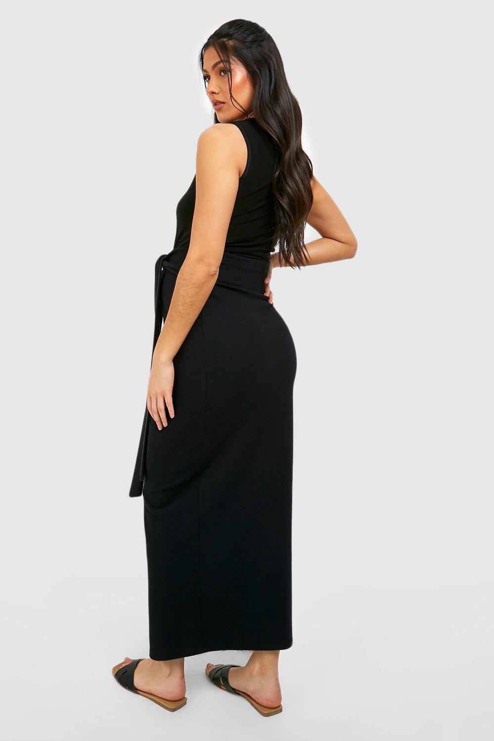 Maternity maxi 2025 skirt boohoo