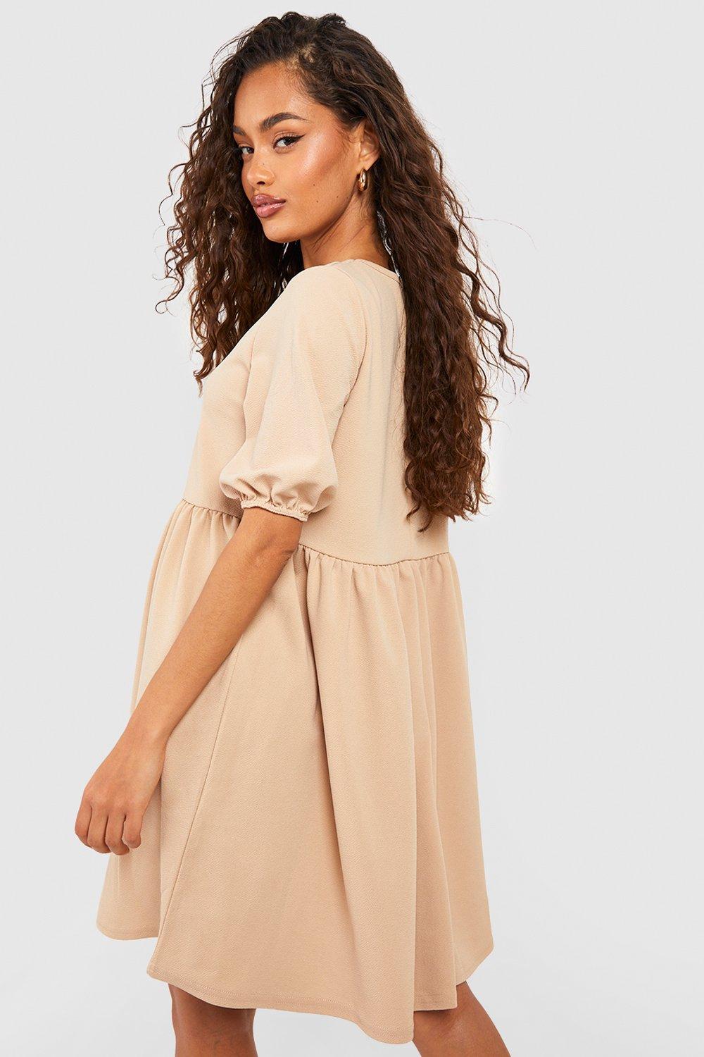 Missguided cord best sale smock dress