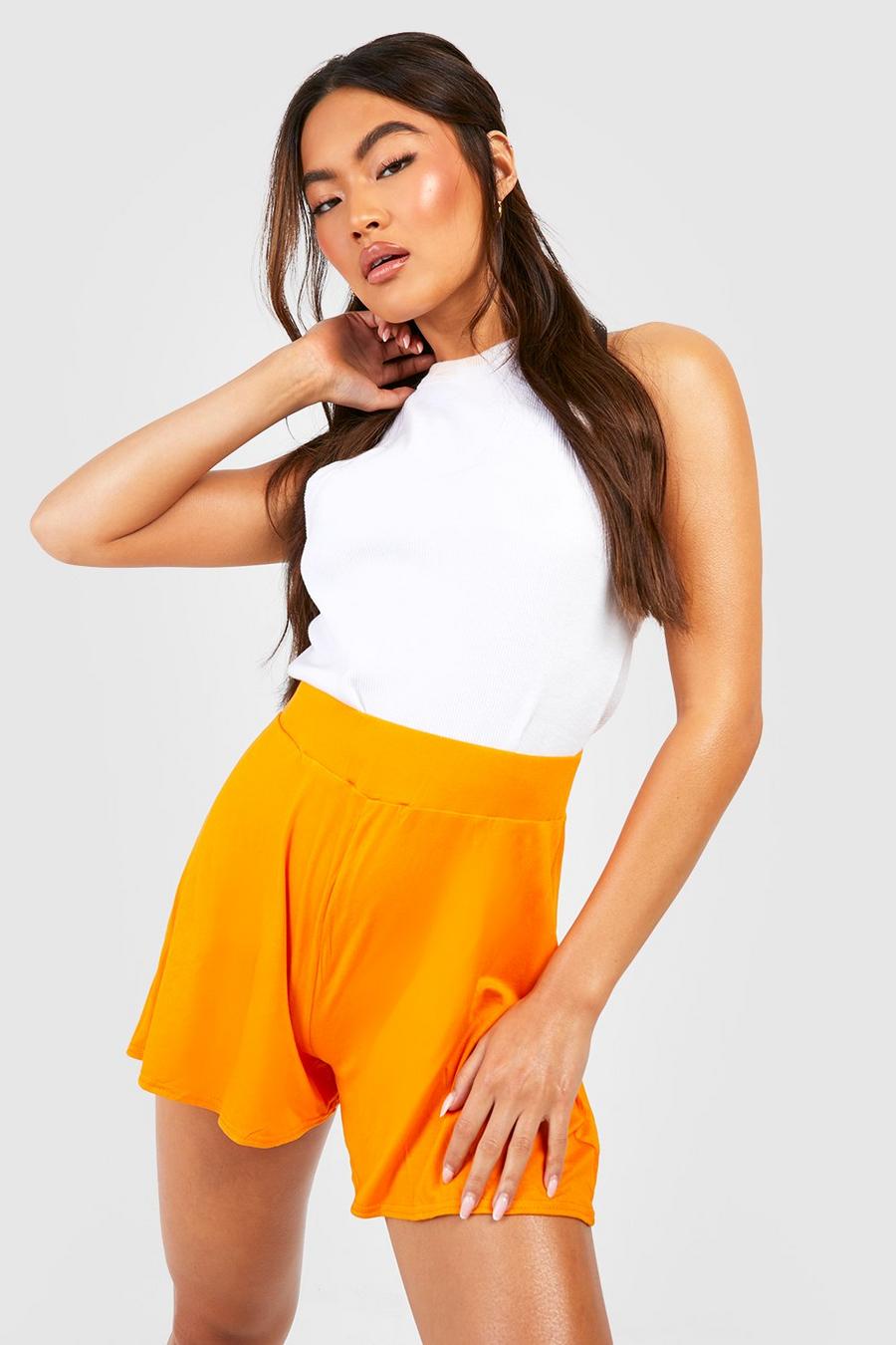 Orange Jersey Flippy Shorts 