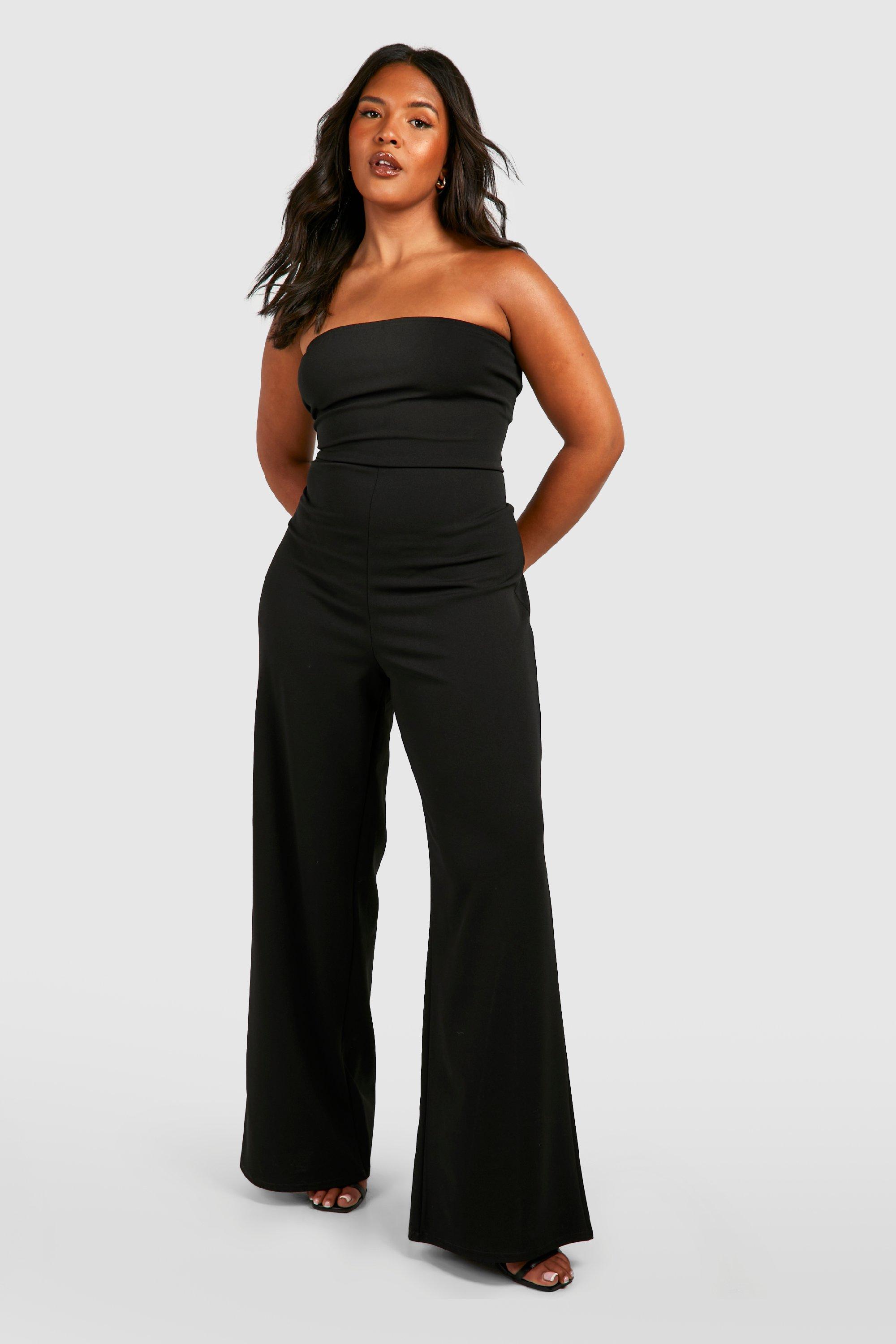 Strapless plus size jumpsuit on sale